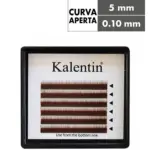 Kalentin Extensión de Cejas Curl I Brown 5mm